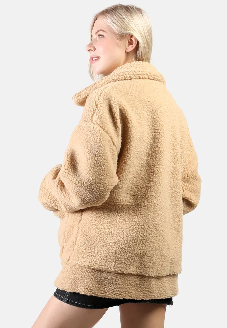 winter teddy jacket