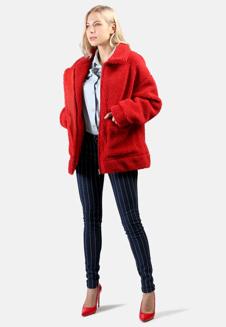 winter teddy jacket