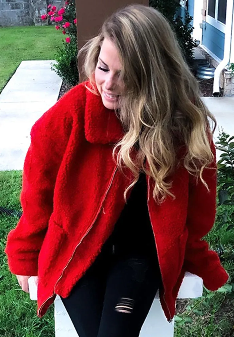 winter teddy jacket