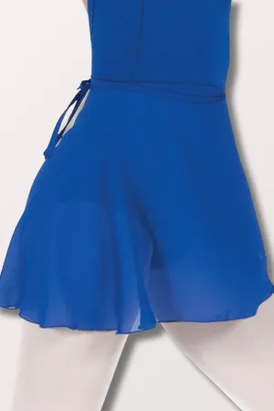 Women's 14 Inch Chiffon Wrap Skirt - Royal