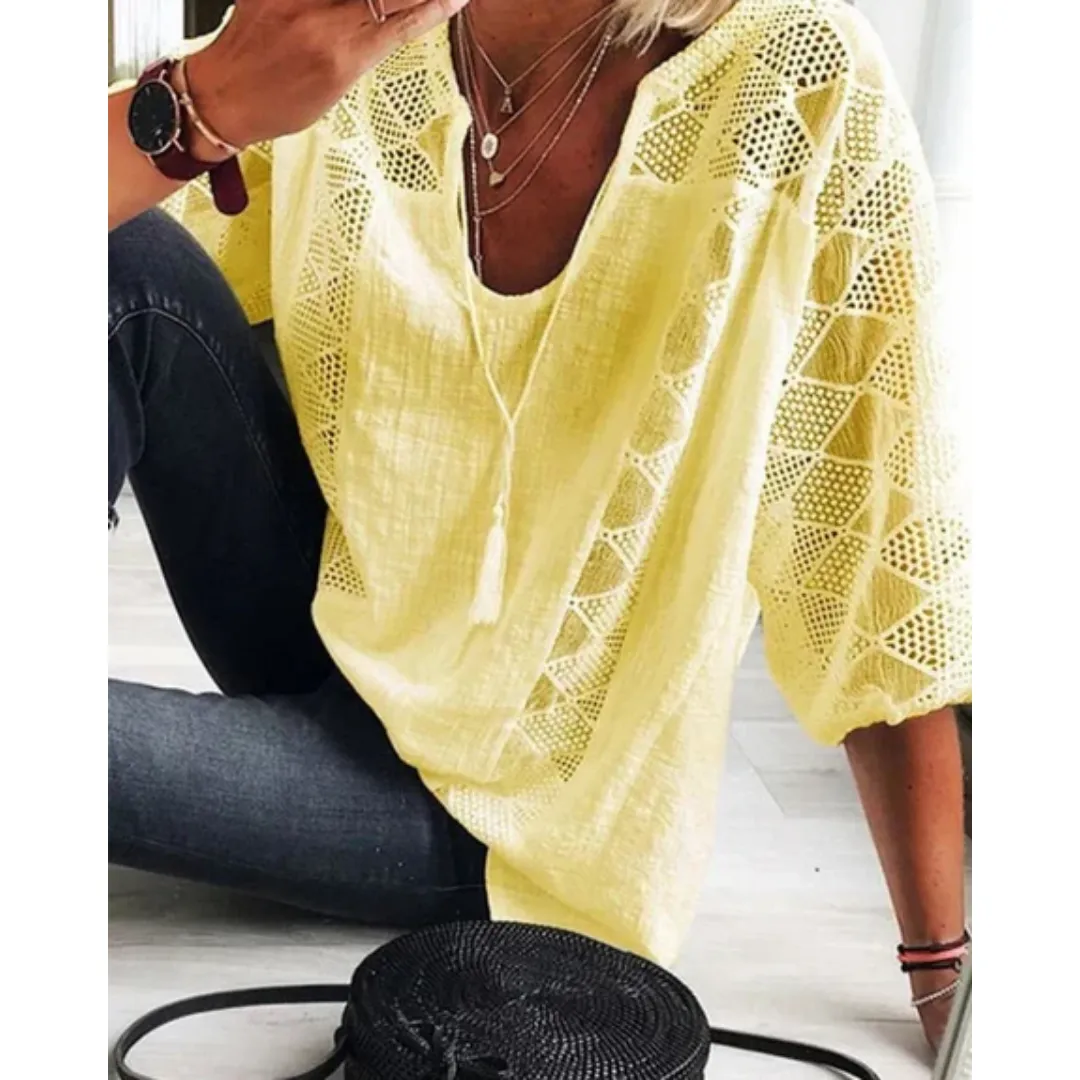 Women's Oversized Summer Beach Top | Long Sleeve