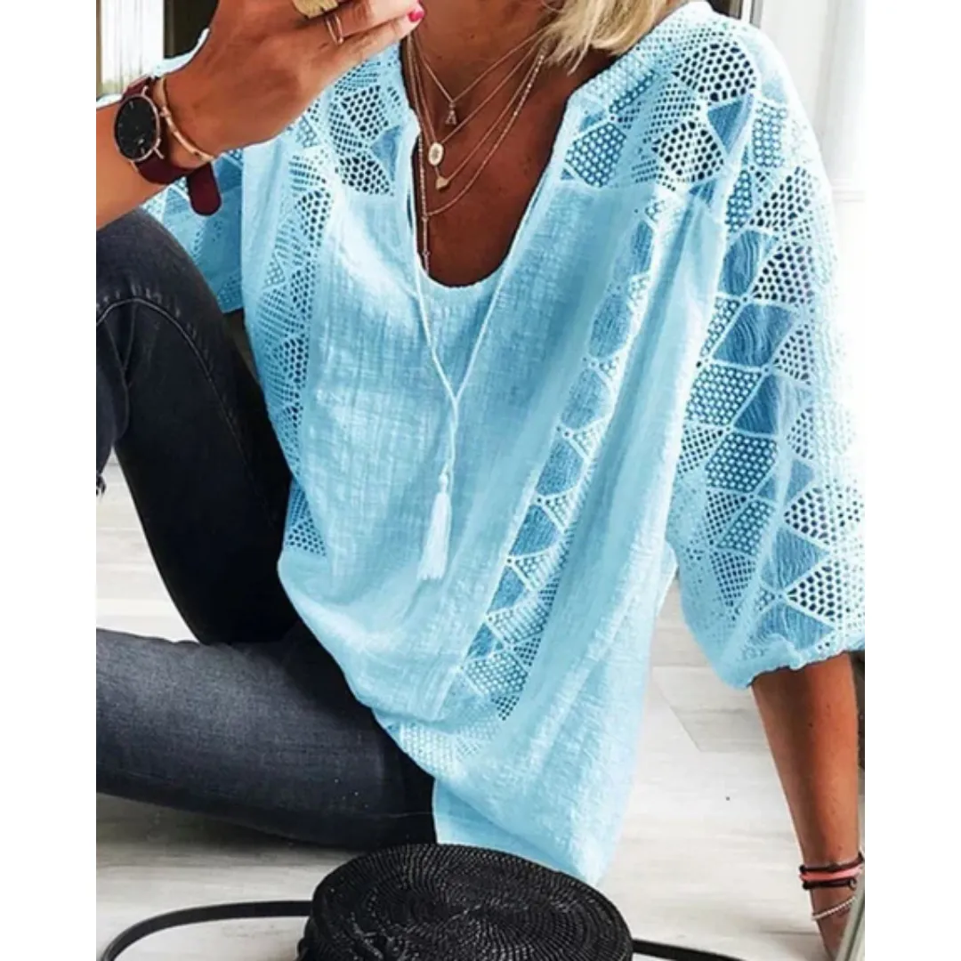 Women's Oversized Summer Beach Top | Long Sleeve