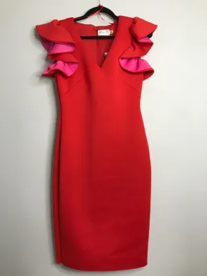 Womens Size 6 Misses Red Eliza J Dress