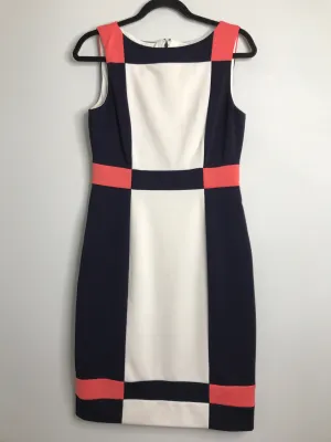 Womens Size 8 Misses White Maggy London Dress