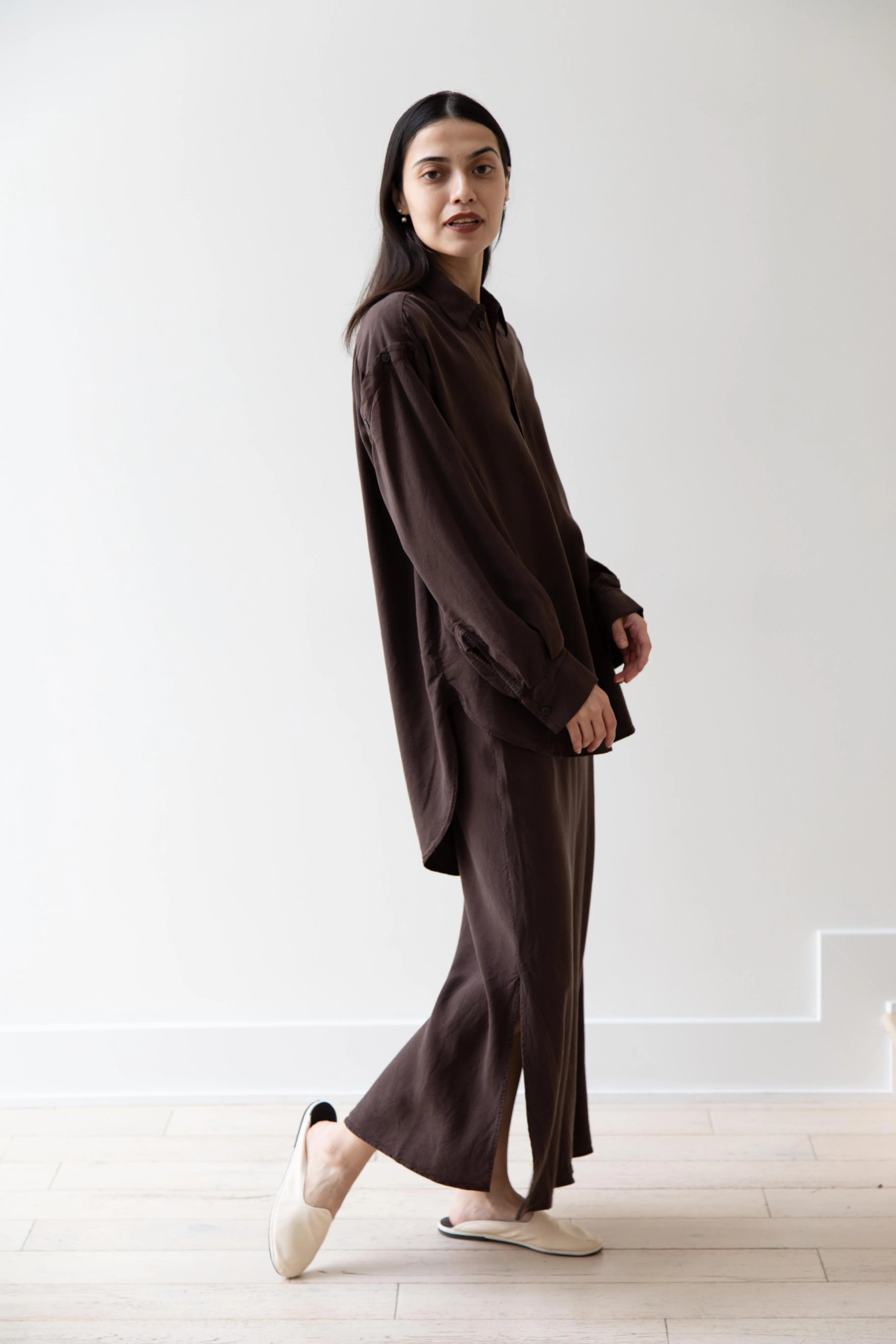 Wright & Doyle | Bias Skirt in Cacao