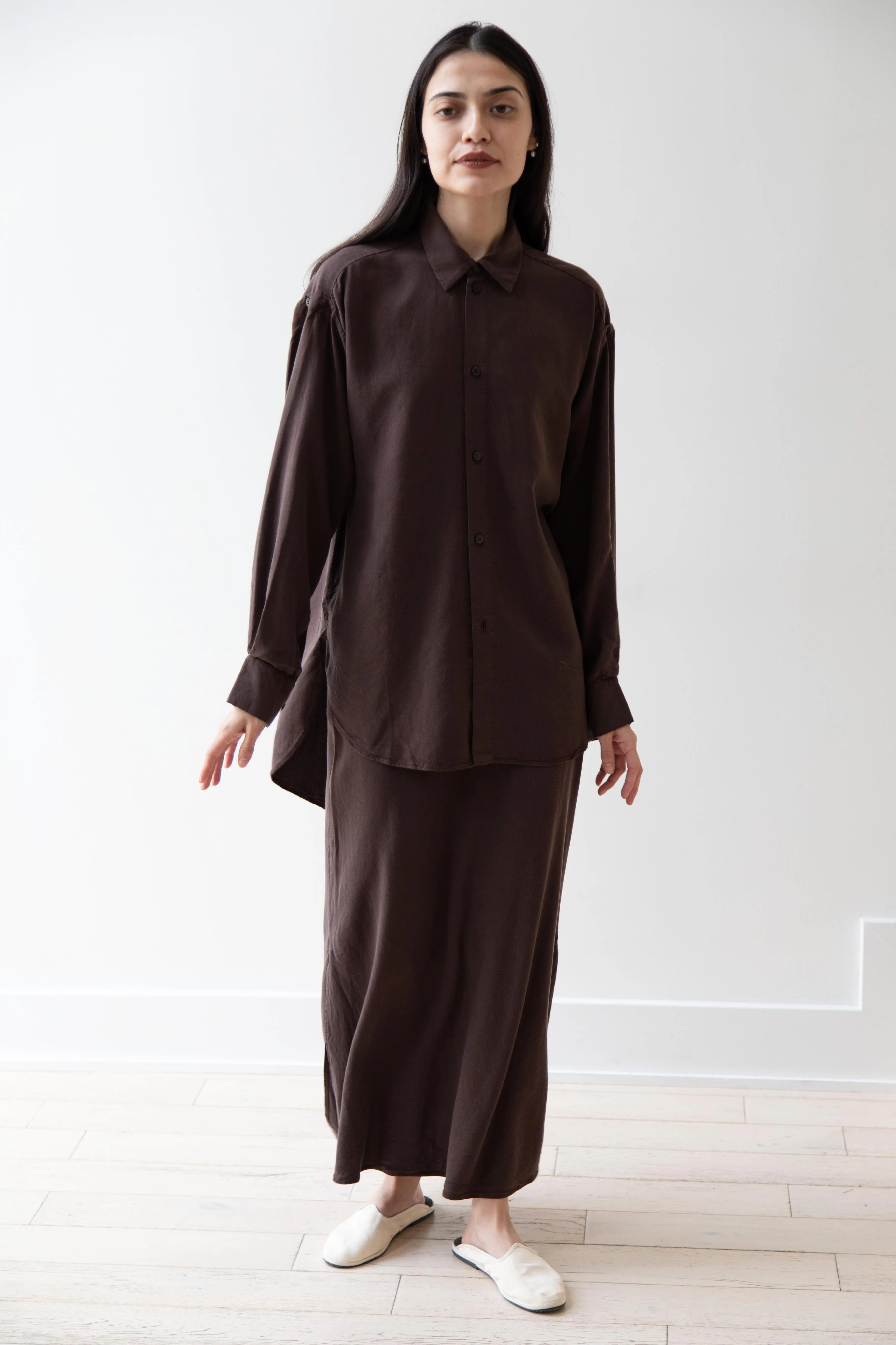 Wright & Doyle | Bias Skirt in Cacao