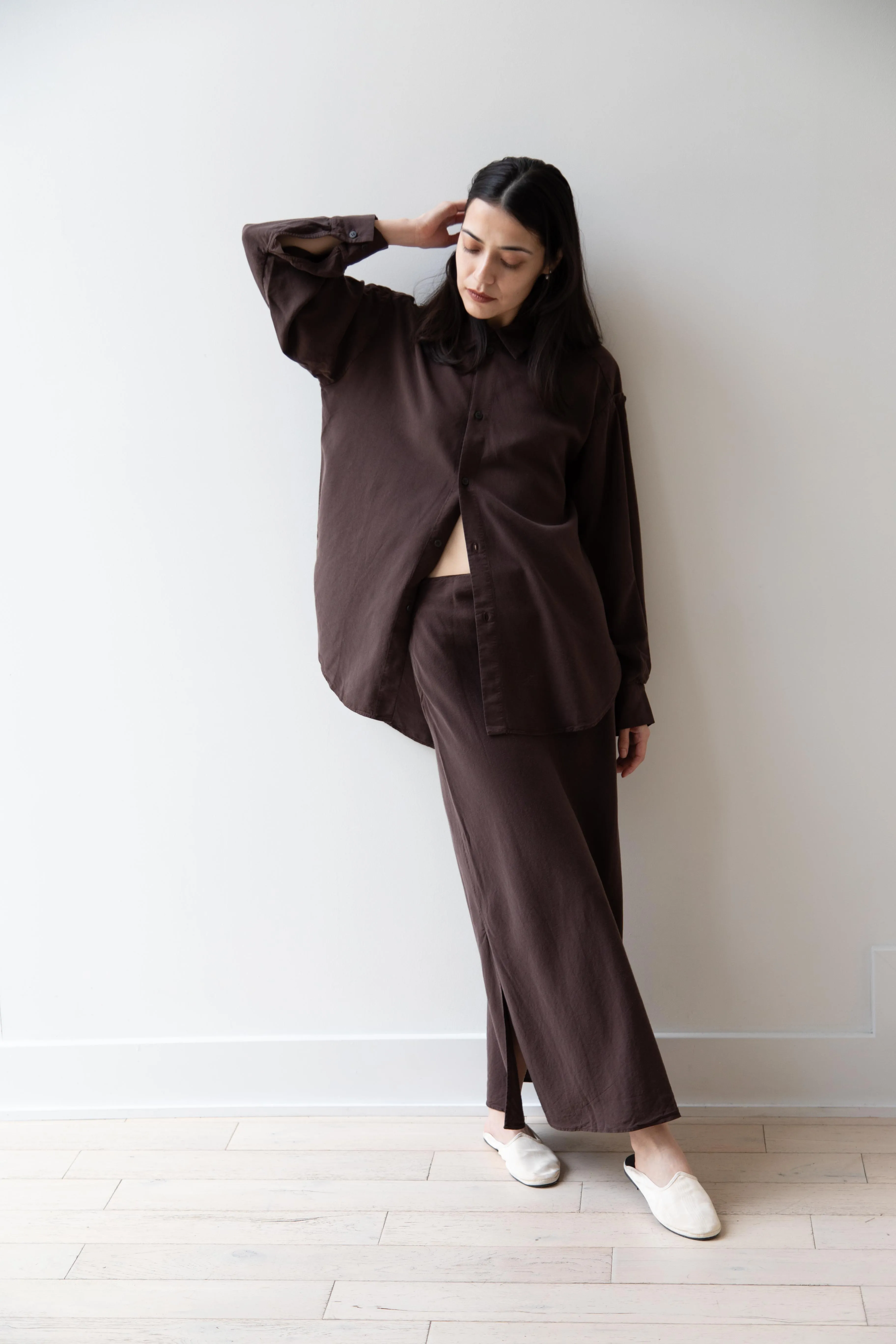 Wright & Doyle | Bias Skirt in Cacao