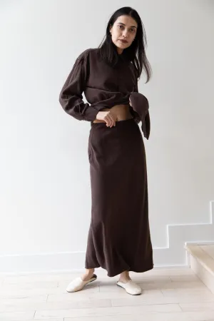 Wright & Doyle | Bias Skirt in Cacao