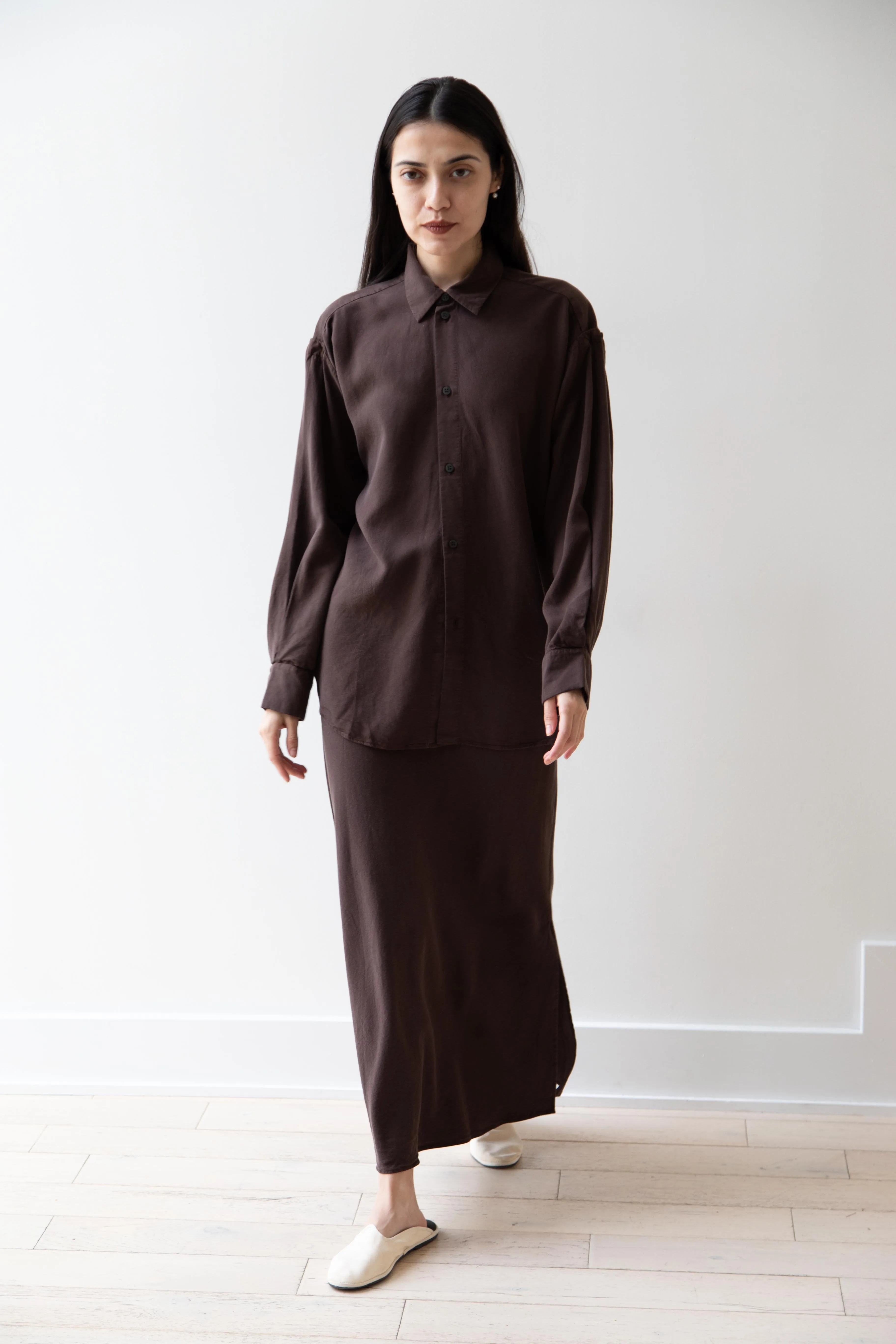 Wright & Doyle | Bias Skirt in Cacao