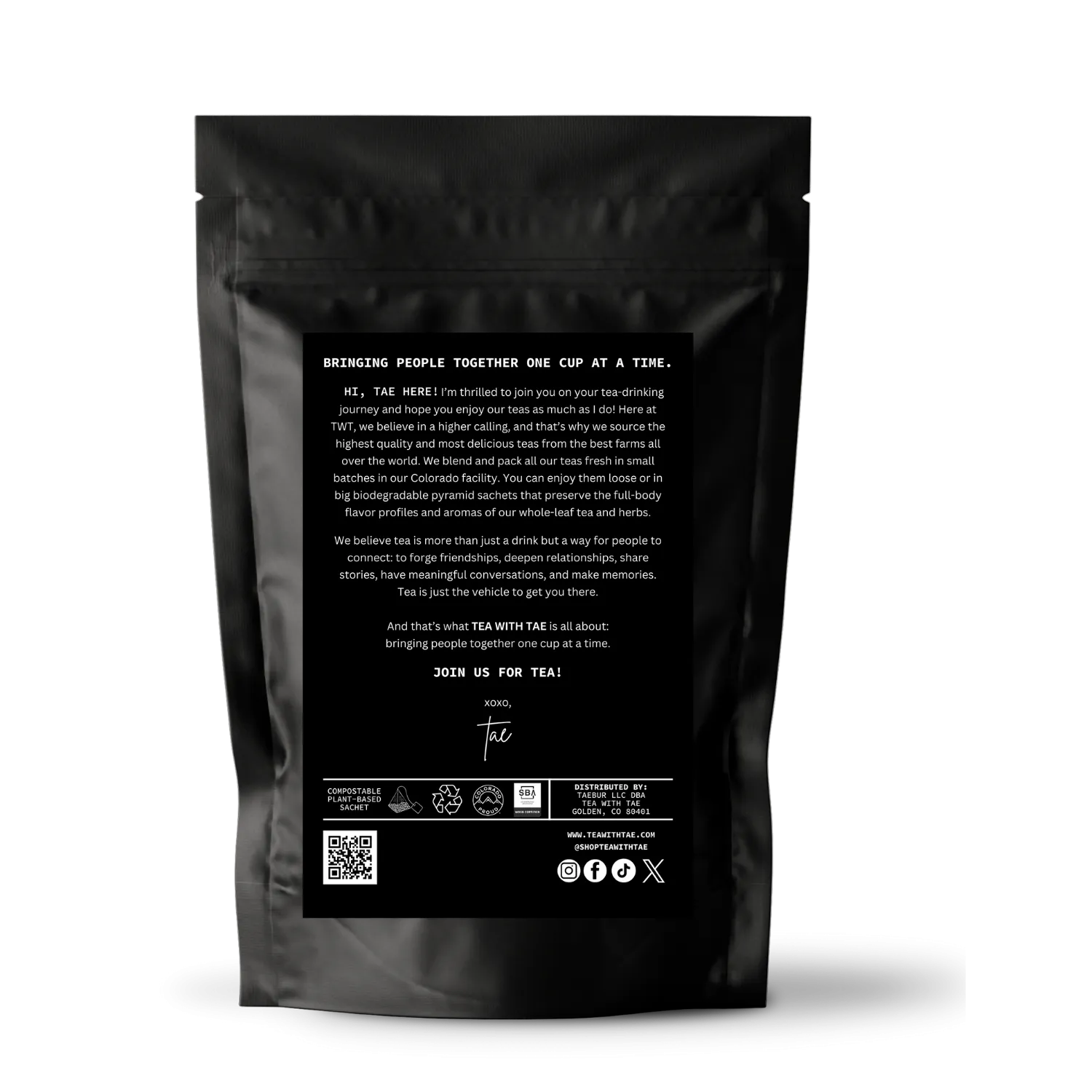 WuYi Oolong Loose Leaf Pouch (3oz. Loose Leaf Tea)