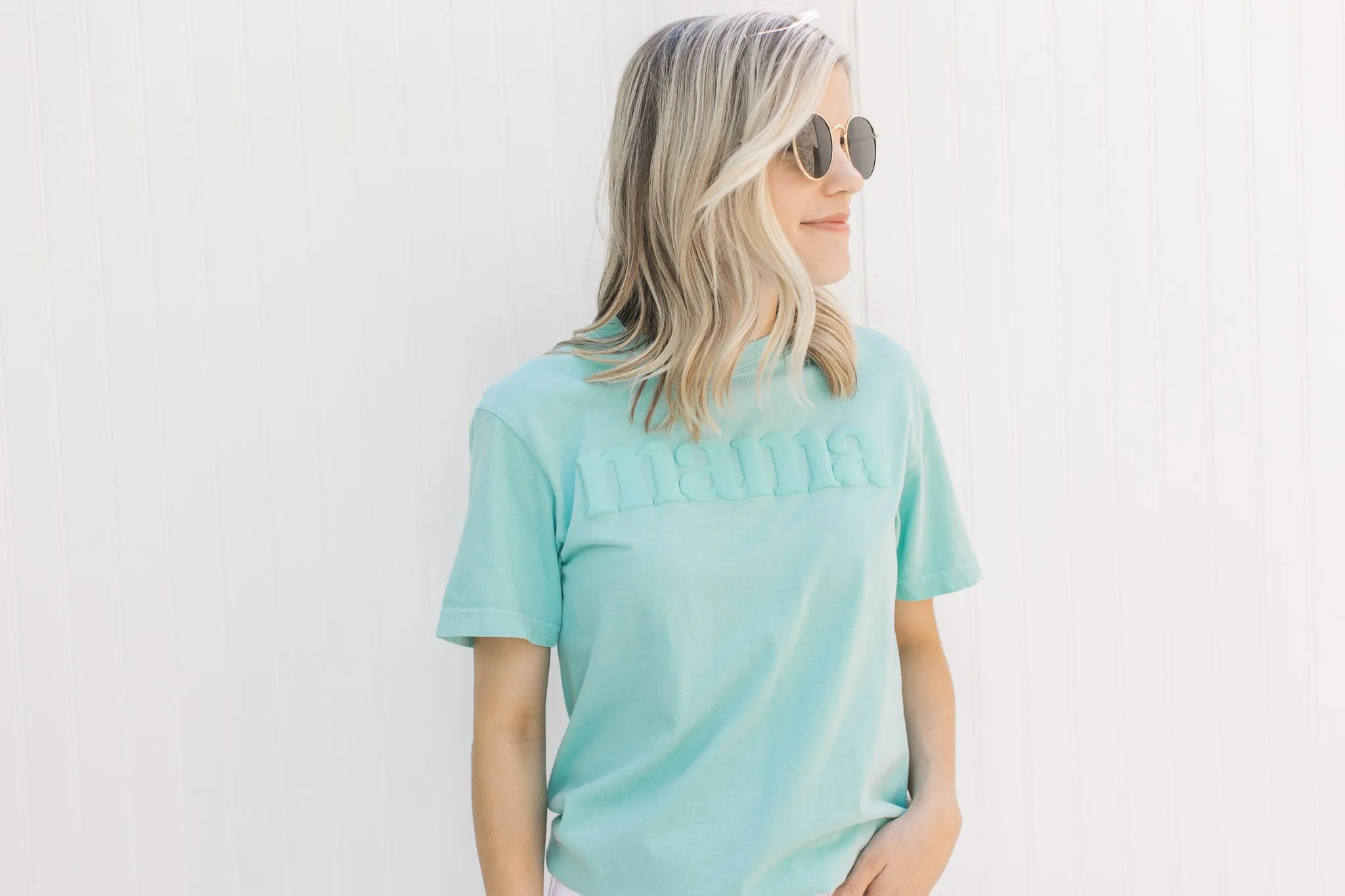 X Teal Mama Comfort Colors Tee
