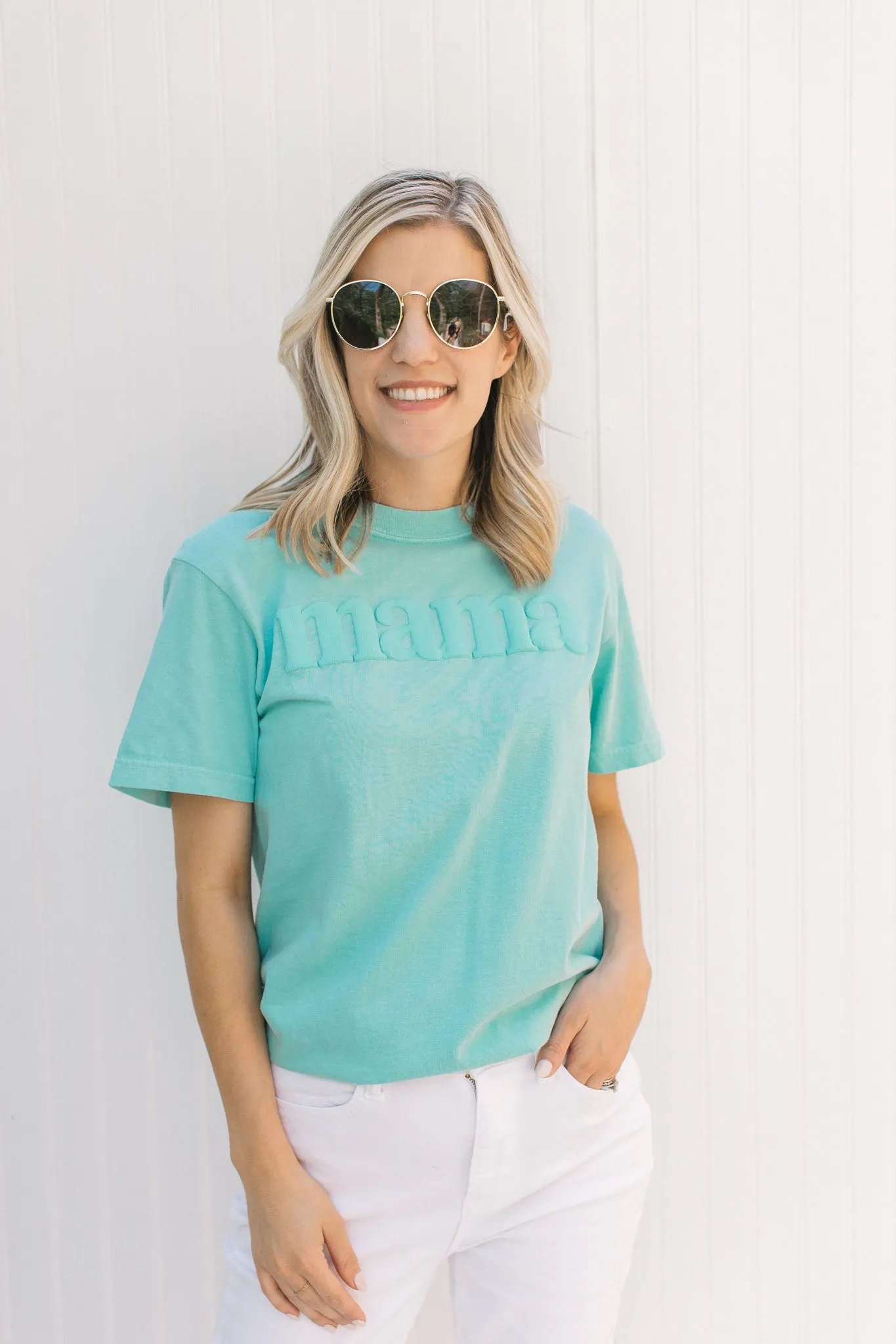 X Teal Mama Comfort Colors Tee