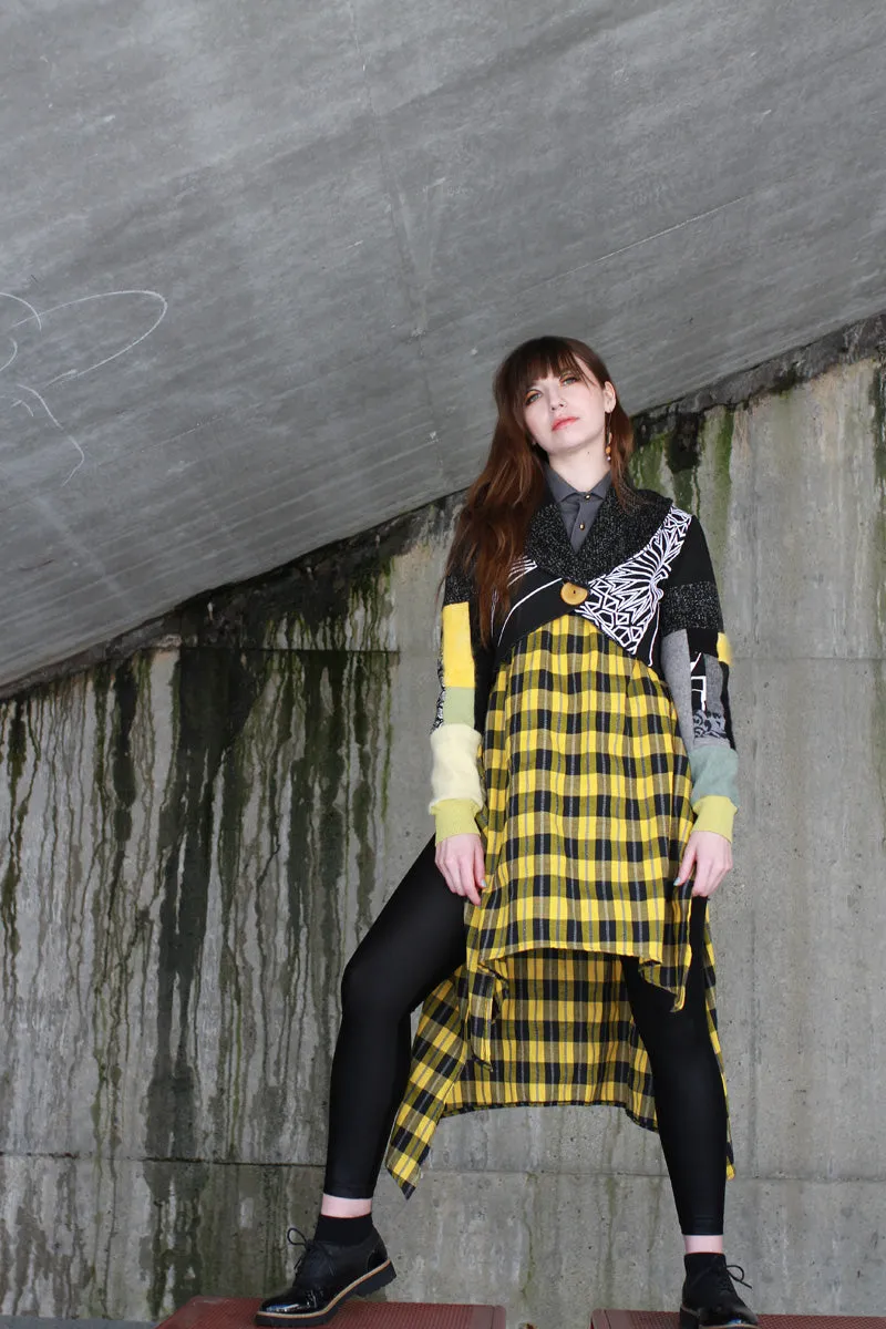 Yellow Plaid Mister Madame Shirtdress