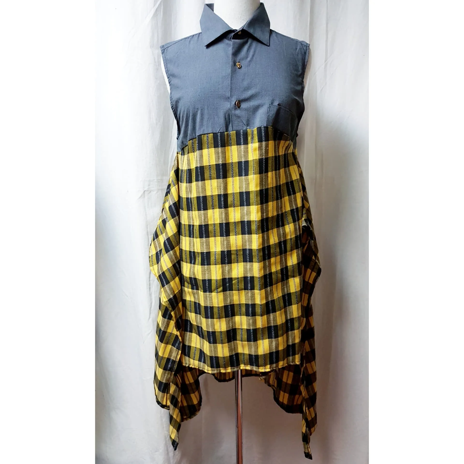 Yellow Plaid Mister Madame Shirtdress