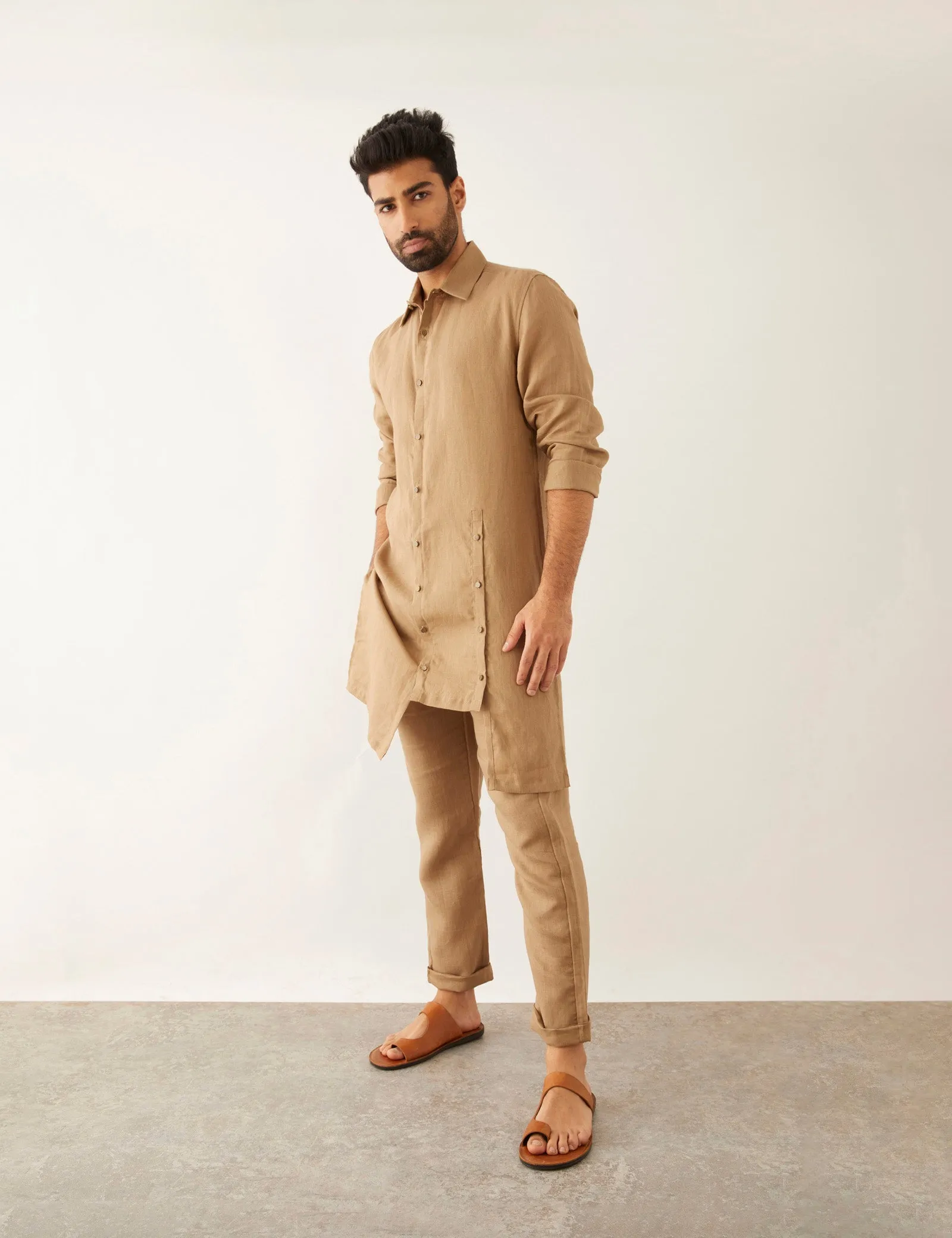 ZEND - KURTA - KHAKI