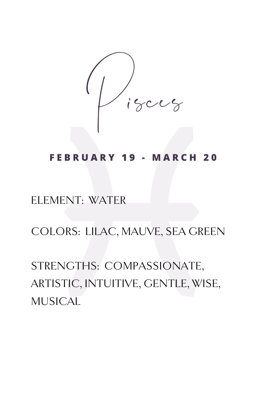 Zodiac Layered Necklace, Pisces