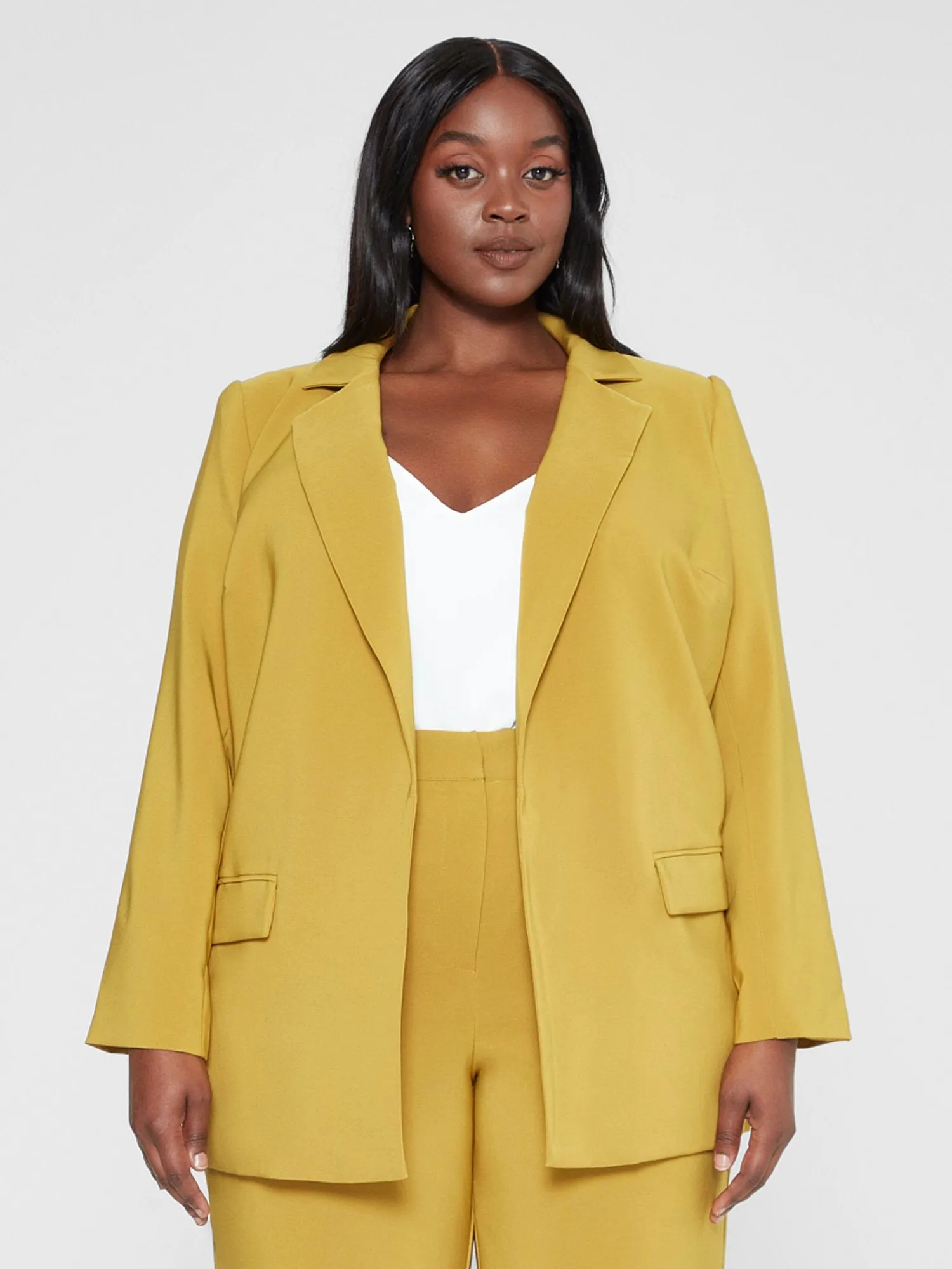 Zoe Asymmetrical Split Back Blazer - Gabi Fresh X FTF